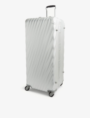 Shop Tumi Silver International 19 Degree Trunk Alumunium Suitcase