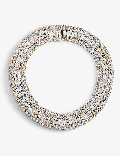 SUSAN CAPLAN: Pre-loved 1960s Swarovski crystal collar necklace
