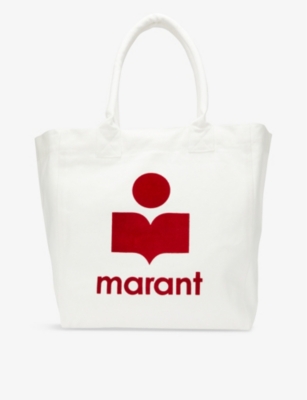 ISABEL MARANT Yenky logo-print cotton tote bag