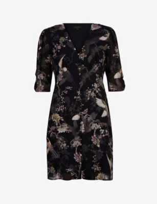 kota silk blend evolution dress All Saints | Dresses | Allsaints Kota Silk Blend Evolution Dress Size 36