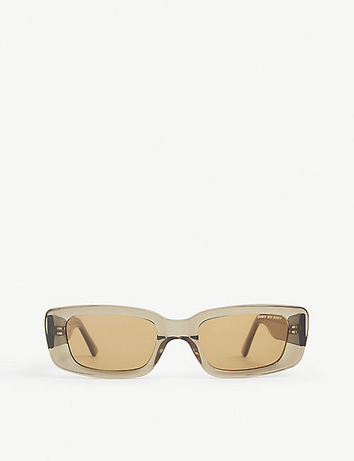 DMY BY DMY: Preston rectangular-frame acetate sunglasses