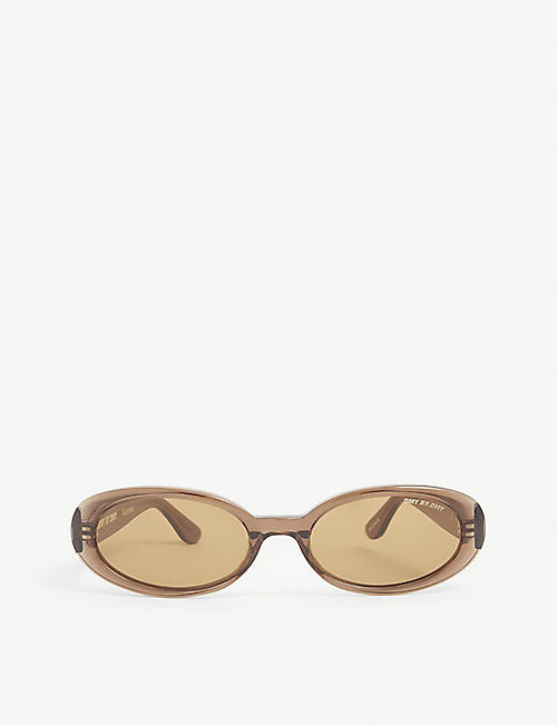DMY BY DMY: Valentina oval-frame acetate sunglasses