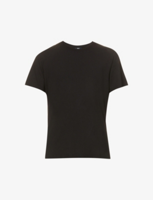 PAIGE: Cash crewneck cotton-blend T-shirt