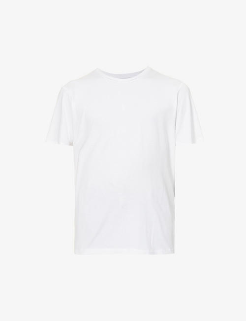 PAIGE: Cash crewneck cotton-blend T-shirt