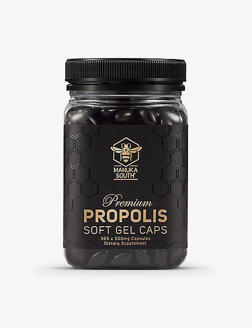 MANUKA SOUTH: Premium propolis 500mg soft gel caps 365 capsules