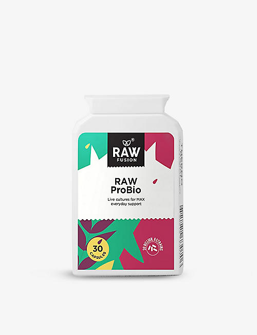 RAW FUSION: Raw ProBio 30 capsules