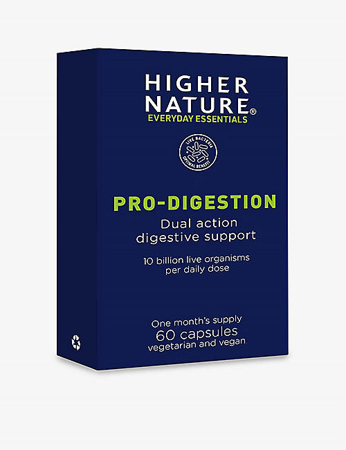 HIGHER NATURE: Pro-digestion supplements 60 capsules