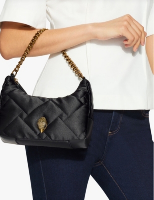 KURT GEIGER LONDON: Quilted recycled nylon cross-body bag