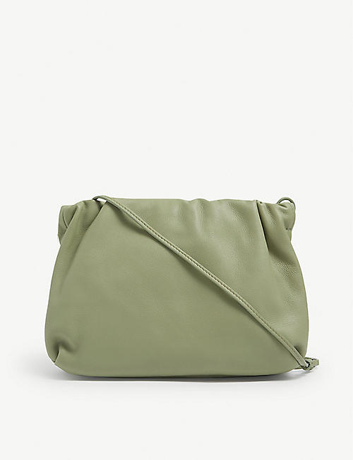 THE ROW: Bourse leather clutch bag