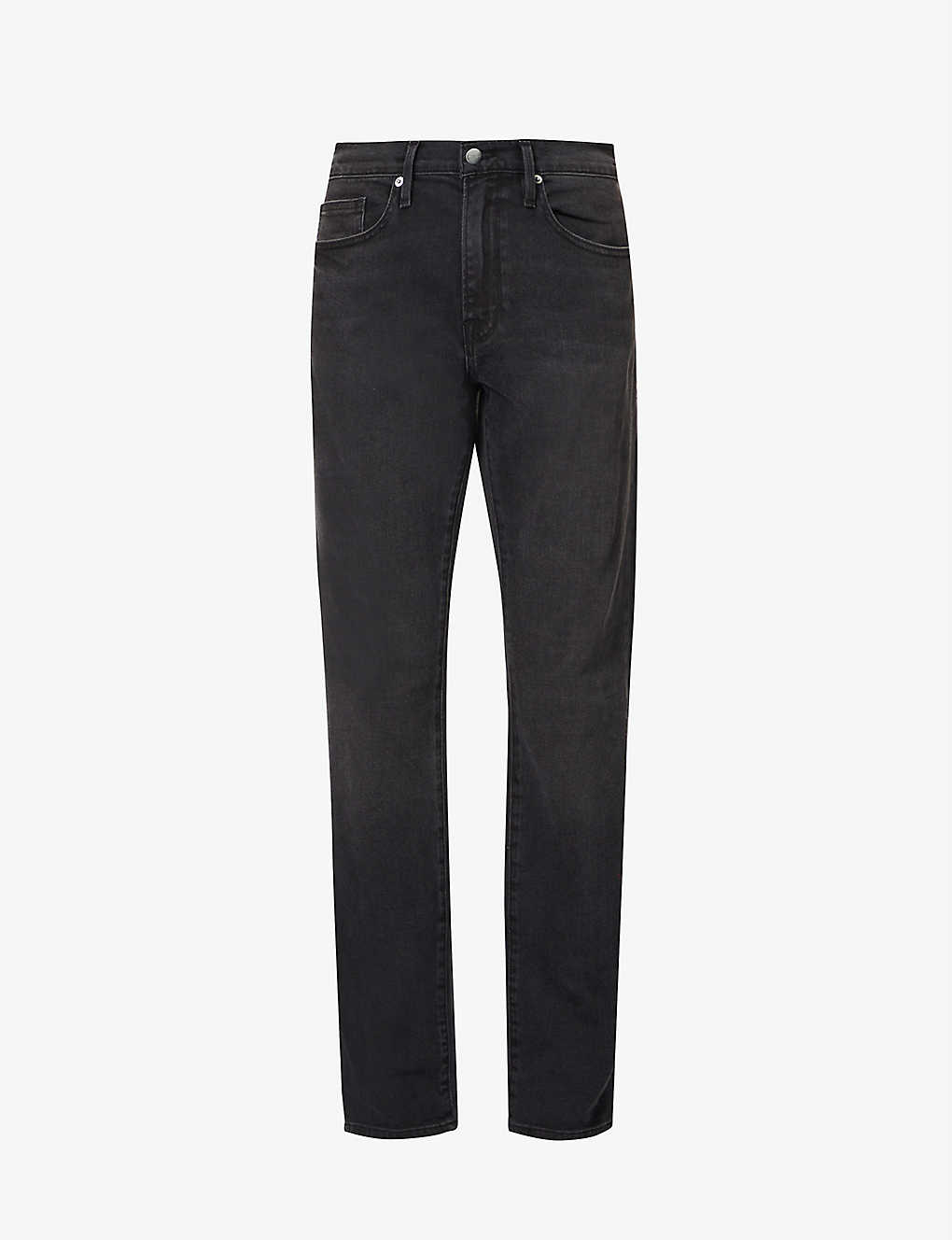 Shop Frame Men's Fade To Grey L'homme Slim-fit Stretch-denim Jeans