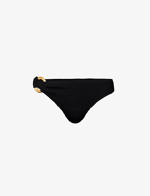 CLEONIE SWIM: Finn Mini Brief high-rise recycled-blend bikini bottoms