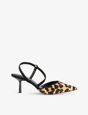 Dune leopard hot sale print shoes