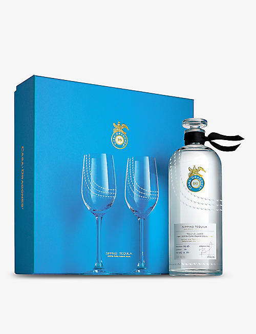 TEQUILA: Casa Dragones Joven limited-edition tequila gift set 700ml