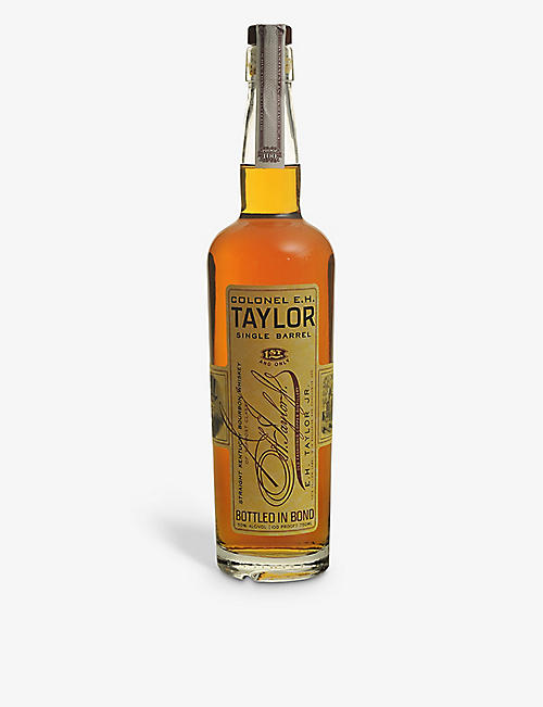WHISKY AND BOURBON: E.H. Taylor single-barrel bourbon 750ml