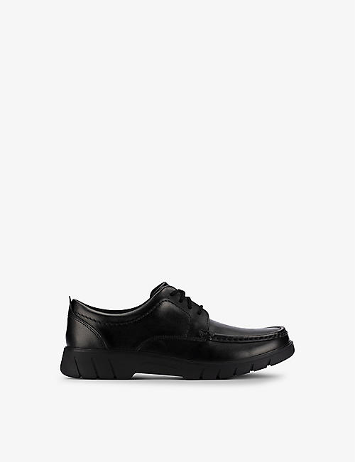CLARKS: Branch Lace Youth leather shoes 9-12 years