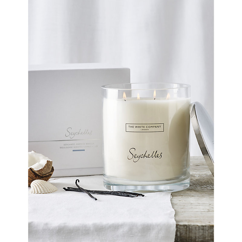 Shop The White Company None/clear Seychelles Indulgence Scented Candle 2kg