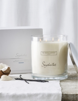 THE WHITE COMPANY: Seychelles Indulgence scented candle 2kg