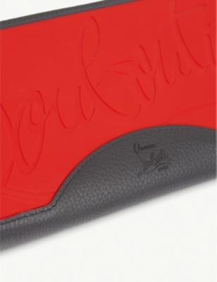 Christian Louboutin Mens Loubi/black Panettone Extra-large Leather Wallet In Loubi/black