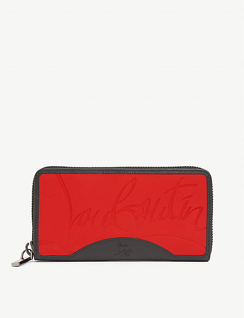 CHRISTIAN LOUBOUTIN: Panettone extra-large leather wallet