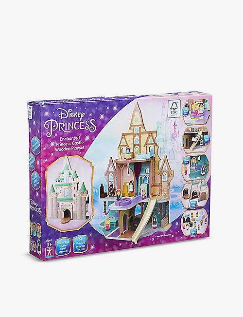 DISNEY PRINCESS: Enchanted Princess Castle wooden playset 52cm
