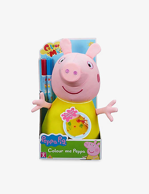 PEPPA PIG: Colour Me Pepper soft toy 30cm