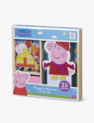 Peppa pig magnetic sales wooden dress up