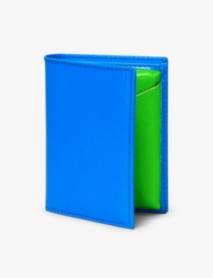 COMME DES GARCONS: Super fluorescent leather card holder