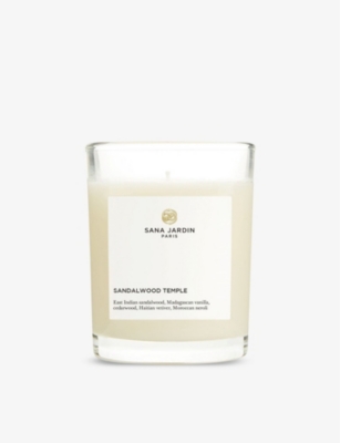 SANA JARDIN: Sandalwood Temple scented candle 190g