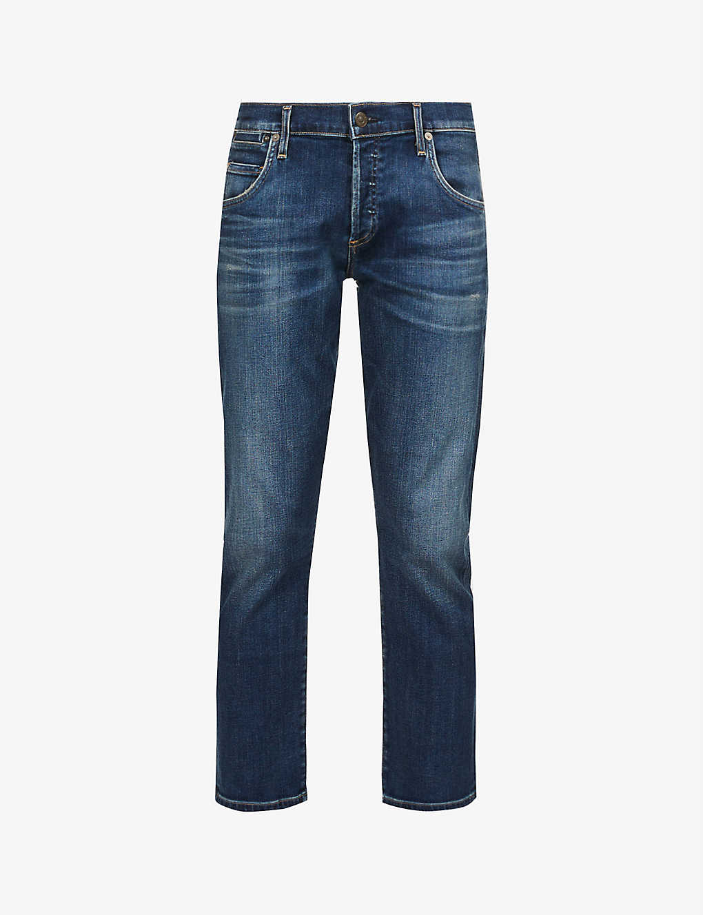 Shop Citizens Of Humanity Women's Blue Ridge Emerson Straight Slim-fit Mid-rise Boyfriend Jeans