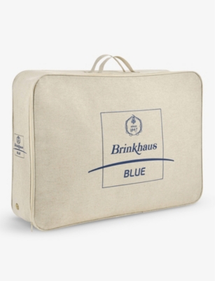 BRINKHAUS: Aerelle® Blue 10.5 tog organic cotton and recycled polyester duvet