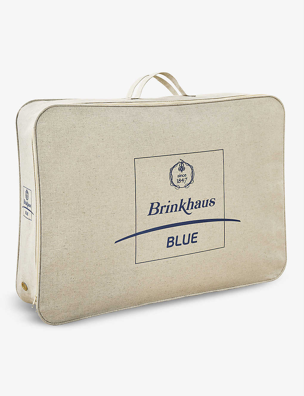 Brinkhaus White Blue Medium Down Duvet 135x200cm Single