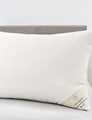 Brinkhaus White Blue Down Soft Pillow 50x75cm Standard In White