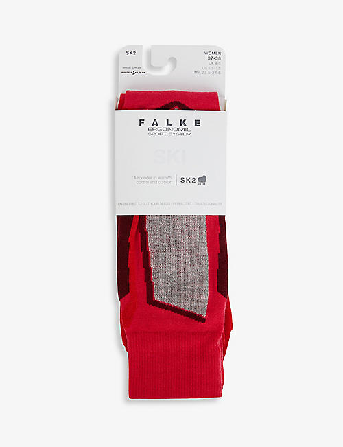 FALKE ERGONOMIC SPORT SYSTEM: SK2 stretch-woven ski socks