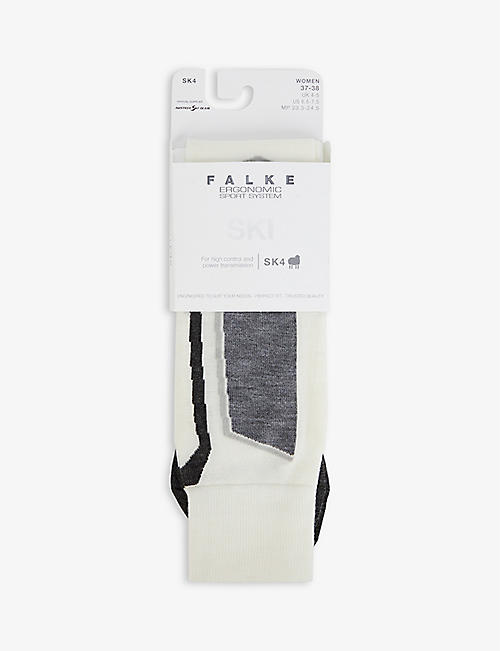FALKE ERGONOMIC SPORT SYSTEM: SK4 wool-blend ski socks
