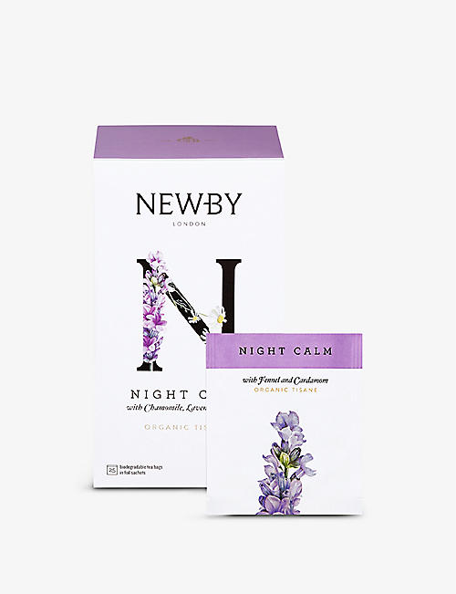 NEWBY TEAS UK: Night Calm teabags box of 25 37.5g