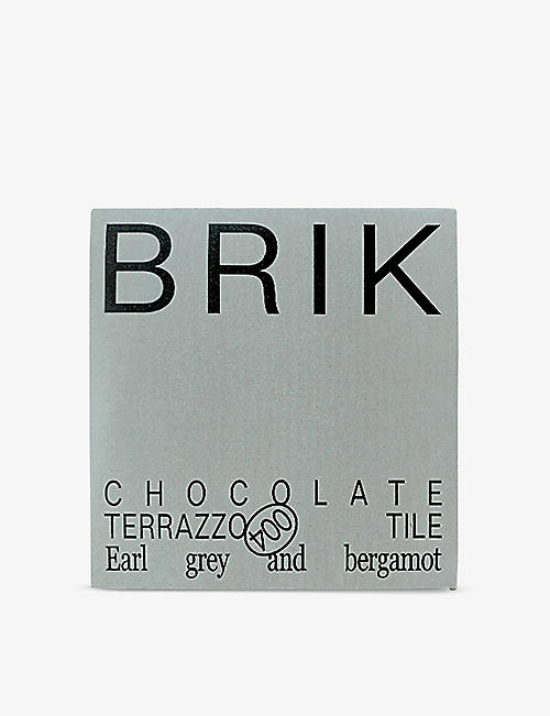 BRIK: Earl Grey and Bergamot Terrazzo chocolate tile 55g