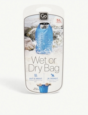 GO TRAVEL: Wet or Dry woven travel bag 5L