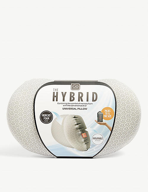 GO TRAVEL: The Hybrid Universal memory foam travel pillow