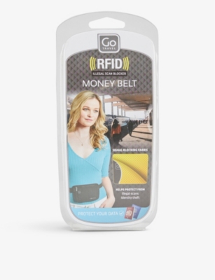 GO TRAVEL: Padded branded woven money belt