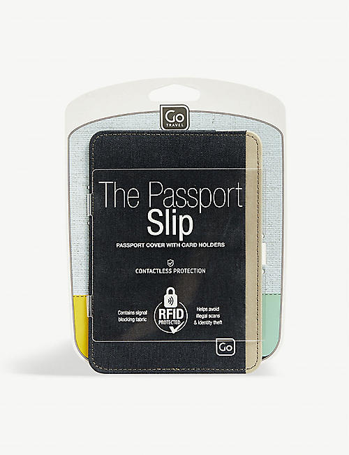 GO TRAVEL：RFID 梭织护照夹