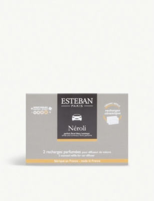 ESTEBAN: Néroli scented car diffuser refill pack of two