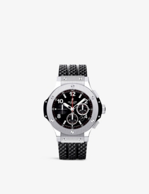 HUBLOT: 301.SX.130.RX Big Bang Original stainless steel and rubber  automatic watch