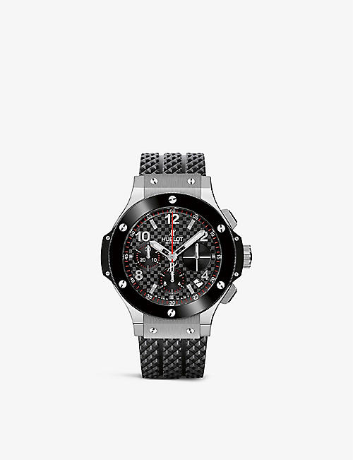 HUBLOT: 341.SB.131.RX Big Bang stainless steel and ceramic automatic watch