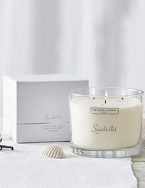 THE WHITE COMPANY: Seychelles large scented candle 770g