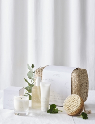 Shop The White Company None/clear Spa Restore Wellness Basket Gift Set