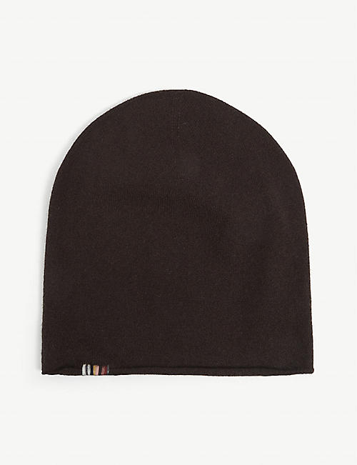 EXTREME CASHMERE: Embroidered cashmere beanie hat