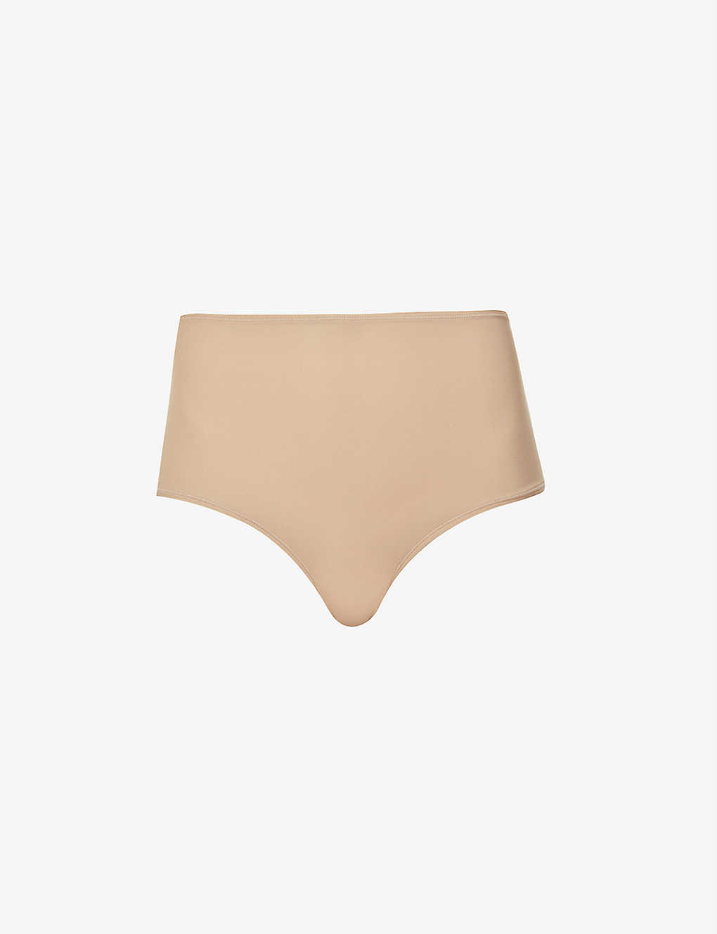 Skims Fits Everybody High-rise Stretch-jersey Briefs In Nude (lingerie)