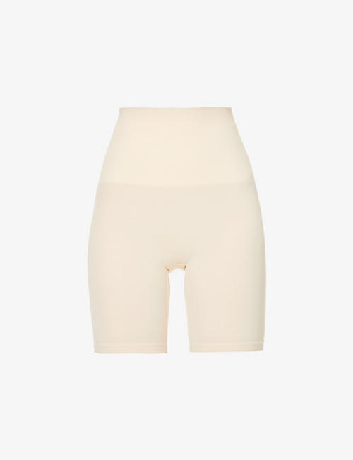 SKIMS: Core Control mid-rise stretch-jersey shorts