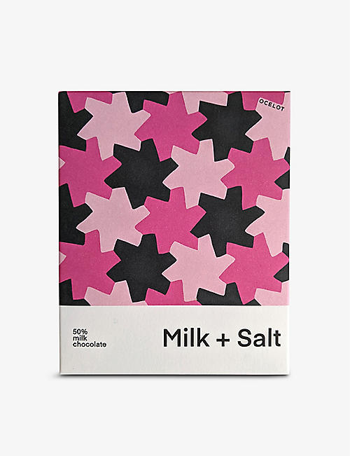 OCELOT: Milk + Salt 50% milk chocolate bar 70g