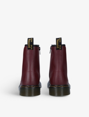 dr martens 1460 8 eye leather boots in cherry